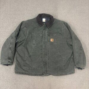 Vintage Carhartt Jacket  C26 MOS 4XL Regular Canvas Quilted Lined Artic Workwear